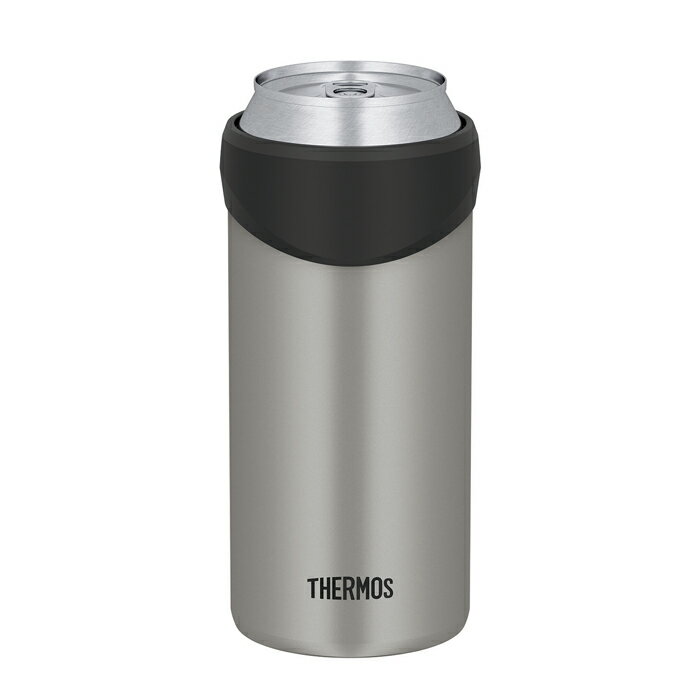 Rakuten - サーモス 保冷缶ホルダー JDU-501 SL シルバー 500ml缶用【THERMOS 保冷 保温 カバー 缶クーラー 食洗機対応 アウトドア 缶飲料 冷たさ 温度キープ 2WAY 缶ごと 缶のまま アウトドア】