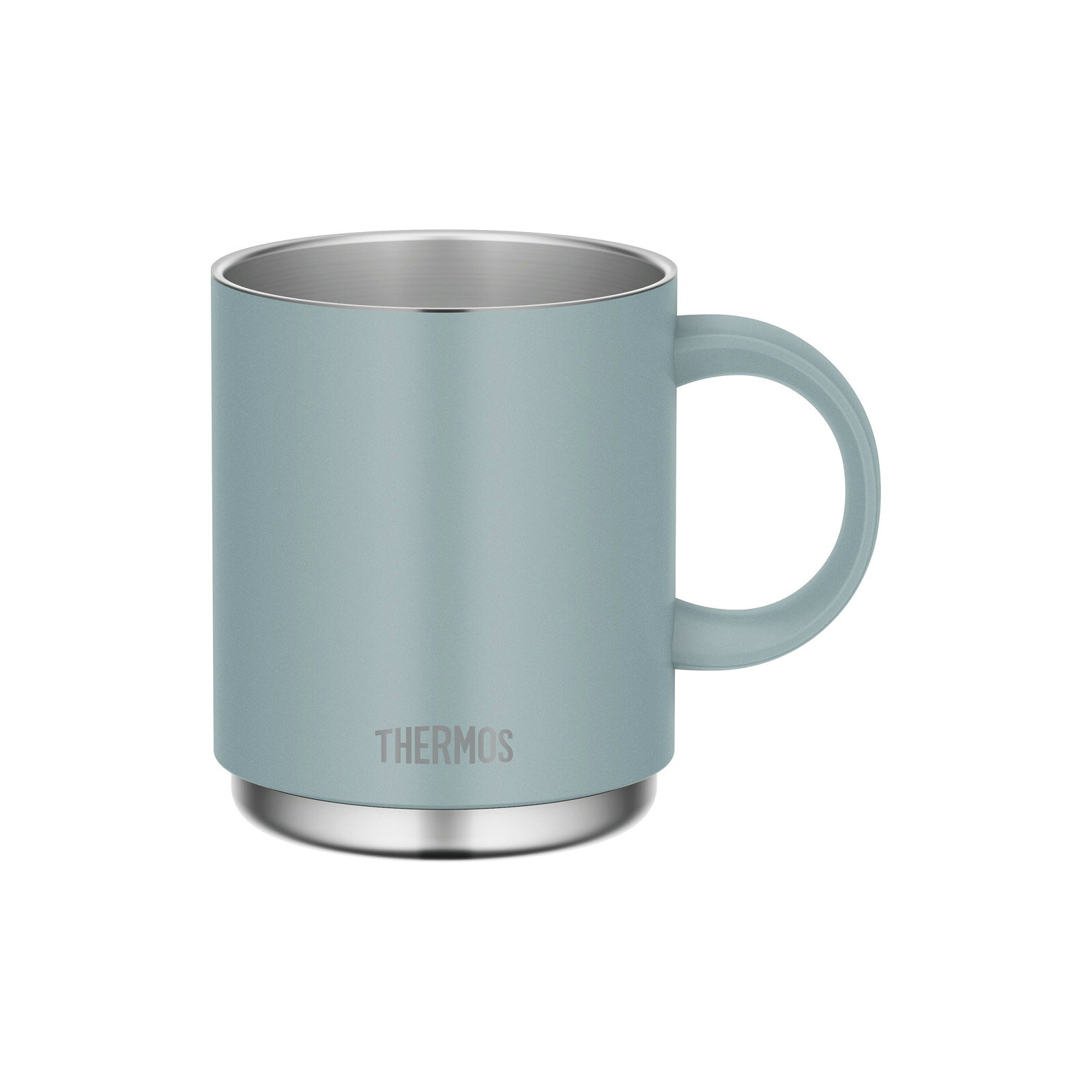 サーモス 真空断熱マグカップ JDS-452 FOG フォギーグリーン 450ml【THERMOS 真空断熱マグ マグカップ 保温 保冷 食洗機 OK スタッキング 重ねられる ステンレス製 おしゃれ オフィス】
