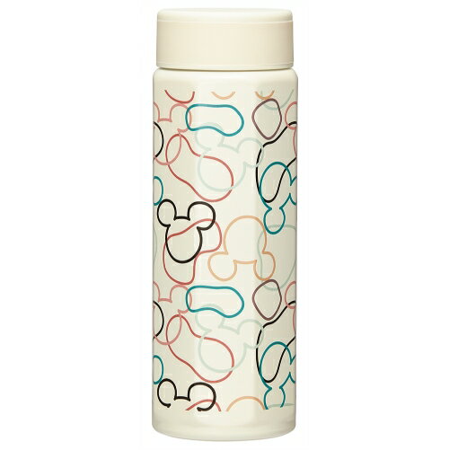 スケーター 八角形ステンレスボトル 500ml ミッキー アイボリー STO5 【直飲み 保温 保冷 おしゃれ オシャレ 外出 就寝 学生 子供 子ども 女性 大人】(3.0)