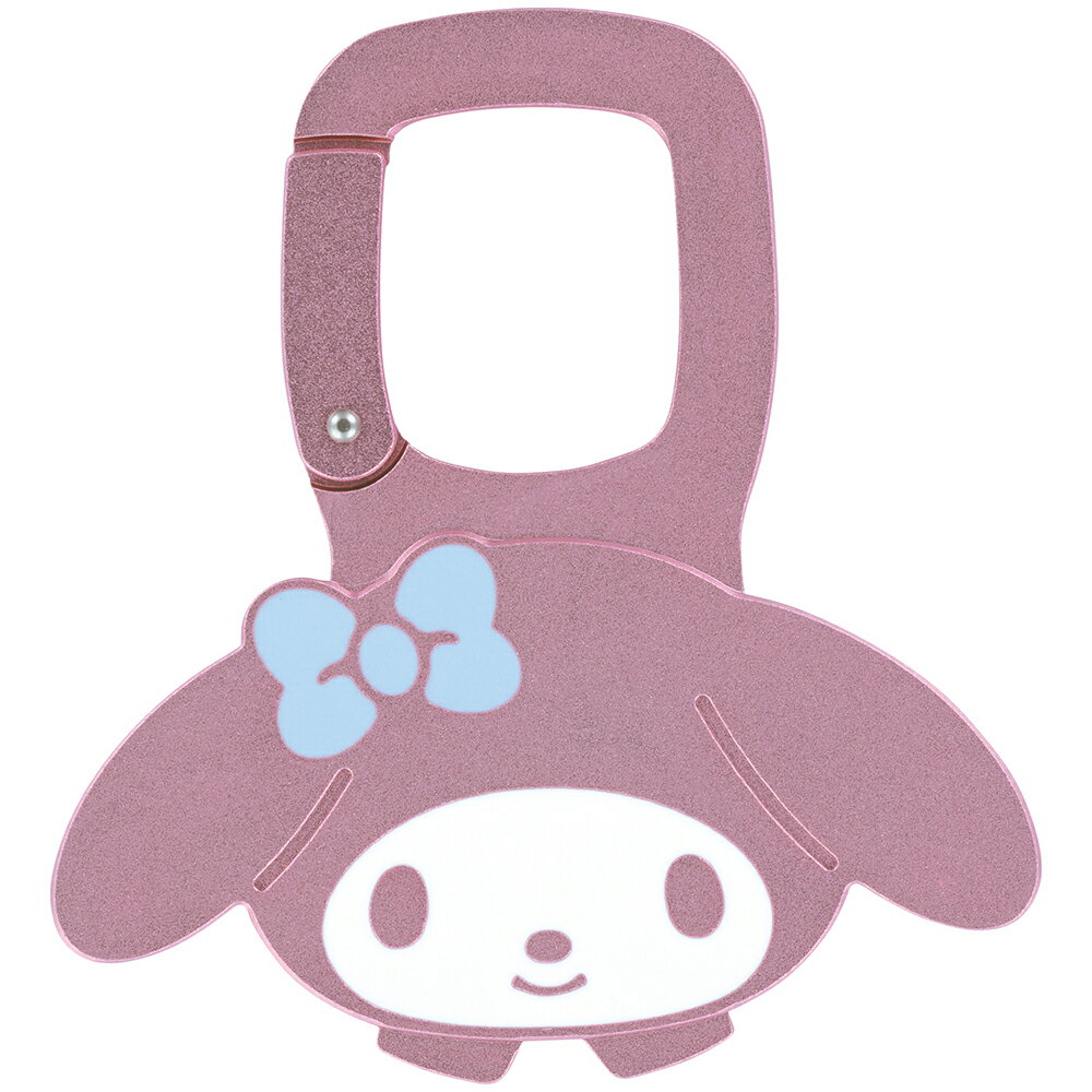 メール便 スケーター ダイカット アルミ カラビナ マイメロディ ZAC1D 【サンリオ キッズ アクセント かわいい 目印 こども 鞄 かばん アクセサリー】