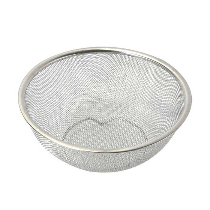 パール金属 HC-416 ベーシスライン ステンレス製ボウル型ザル18cm