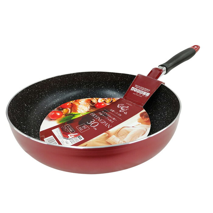 Rakuten - サンケイ NV-8717 ヌーヴォ フライパン30cm　IH対応 レッド