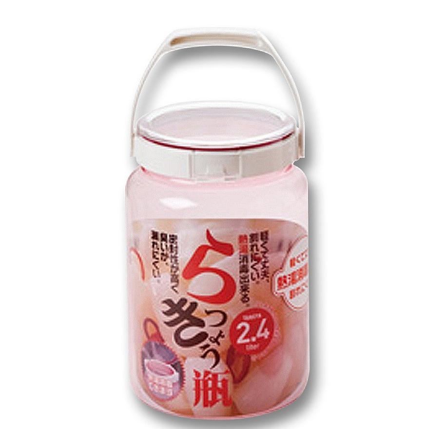 Rakuten - タケヤ らっきょうびん 丸型 2.4L 熱湯消毒可能