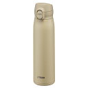 タイガー魔法瓶 真空断熱ボトル 600ml MKR-W060 CR オークルベージュ