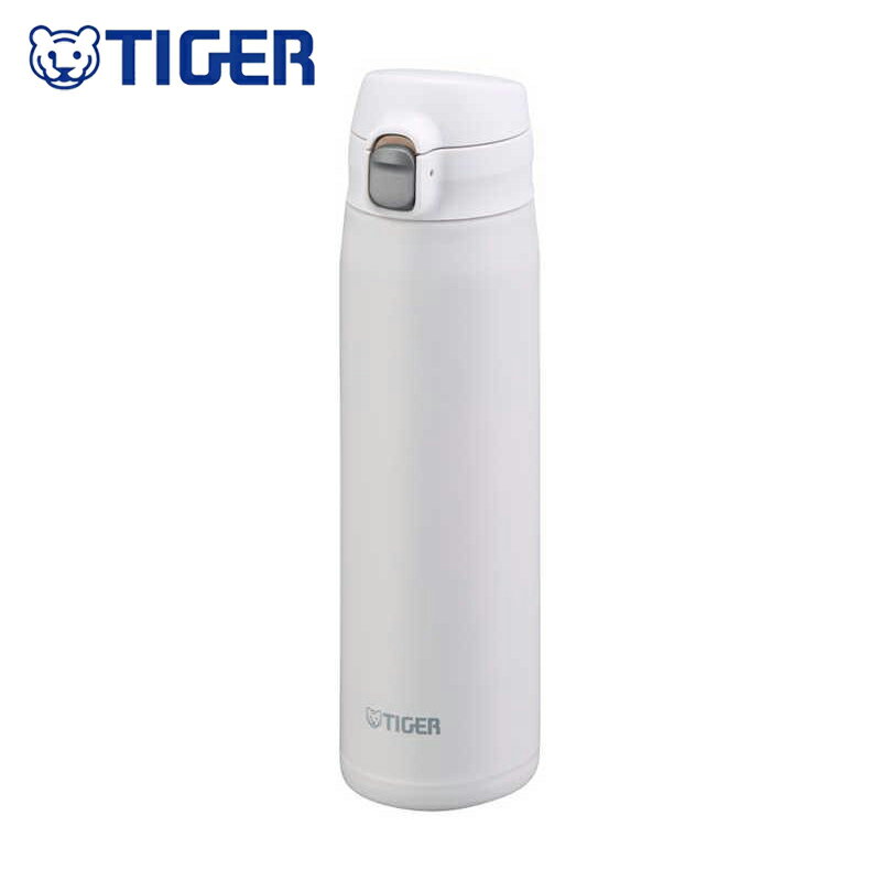 タイガー 真空断熱ボトル 750ml ミストホワイト MTR-W075 WA らくらくキャップ まるごと食洗機OK 夢重力ボトル 【Tiger タイガー魔法瓶 パッキン 一体型 軽量 清潔 ワンタッチ ステンレスボトル】
