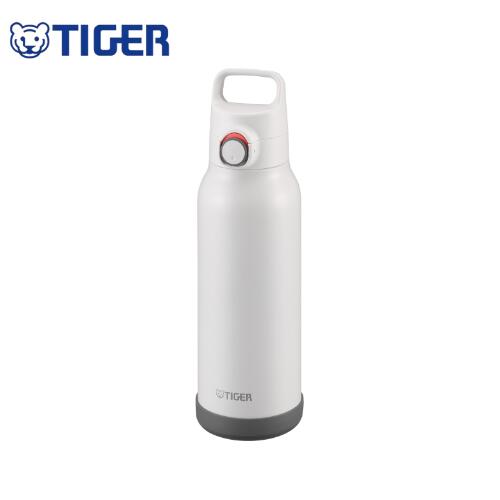 タイガー ハンドル付き ステンレスボトル 1.2L スモークホワイト MTA-H120 WH 【Tiger 真空断熱 パッキン一体 直飲み ダイレクト おしゃれ 軽量 保冷 底カバー】