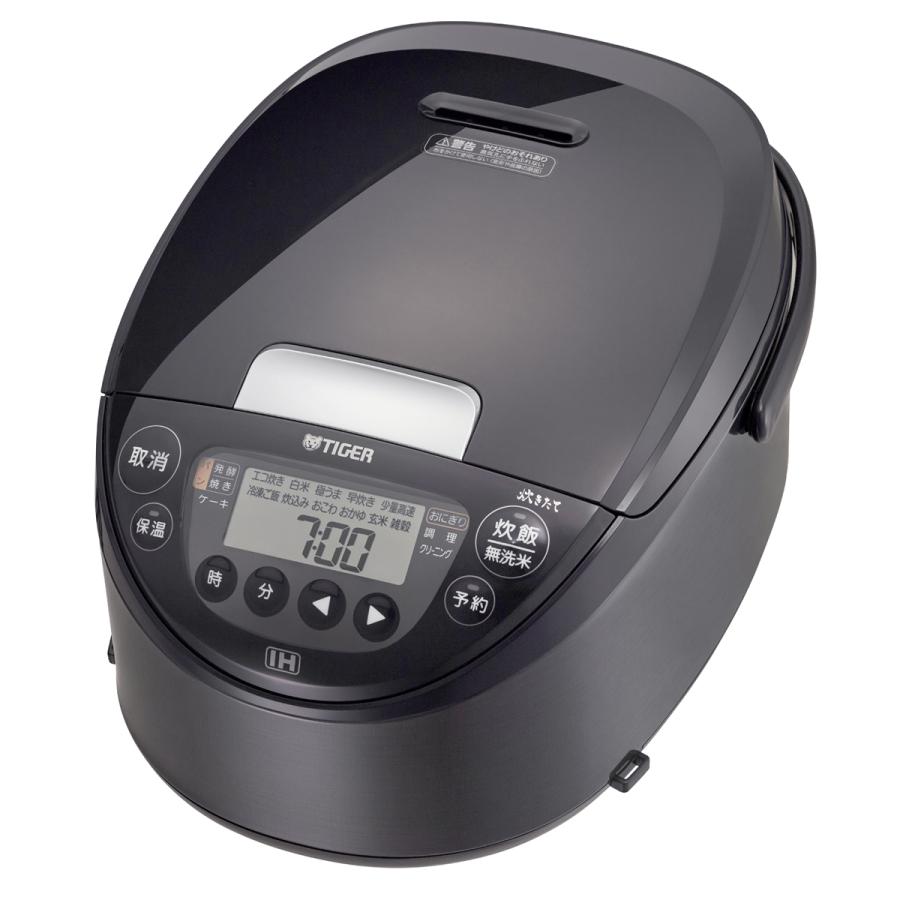 Rakuten - ★2025年モデル★ タイガー IH炊飯ジャー 炊きたて 1升炊き モーブブラック JPW-M180 KV 【Tiger タイガー魔法瓶 炊飯器 炊飯 ジャー コンパクト 省エネ】