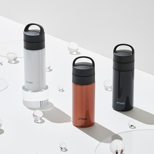 タイガー 真空断熱 ハンドル付き 炭酸ボトル 0.36L パールホワイト MKB-T361 WJ 【TIGER タイガー魔法瓶 保冷 炭酸 水筒 ボトル 直飲み 安全 軽量 夢重力】