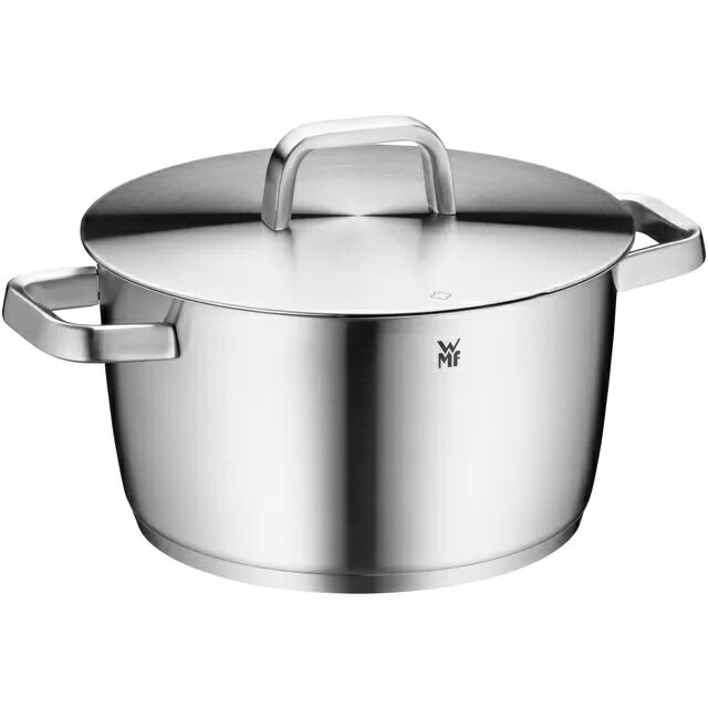 Rakuten - WMF アイコニック ハイキャセロール 24cm 5.7L 【IH ガス火 対応 W0740246030 両手鍋 蓋付 ステンレス 高級 上質 ギフト プレゼント】