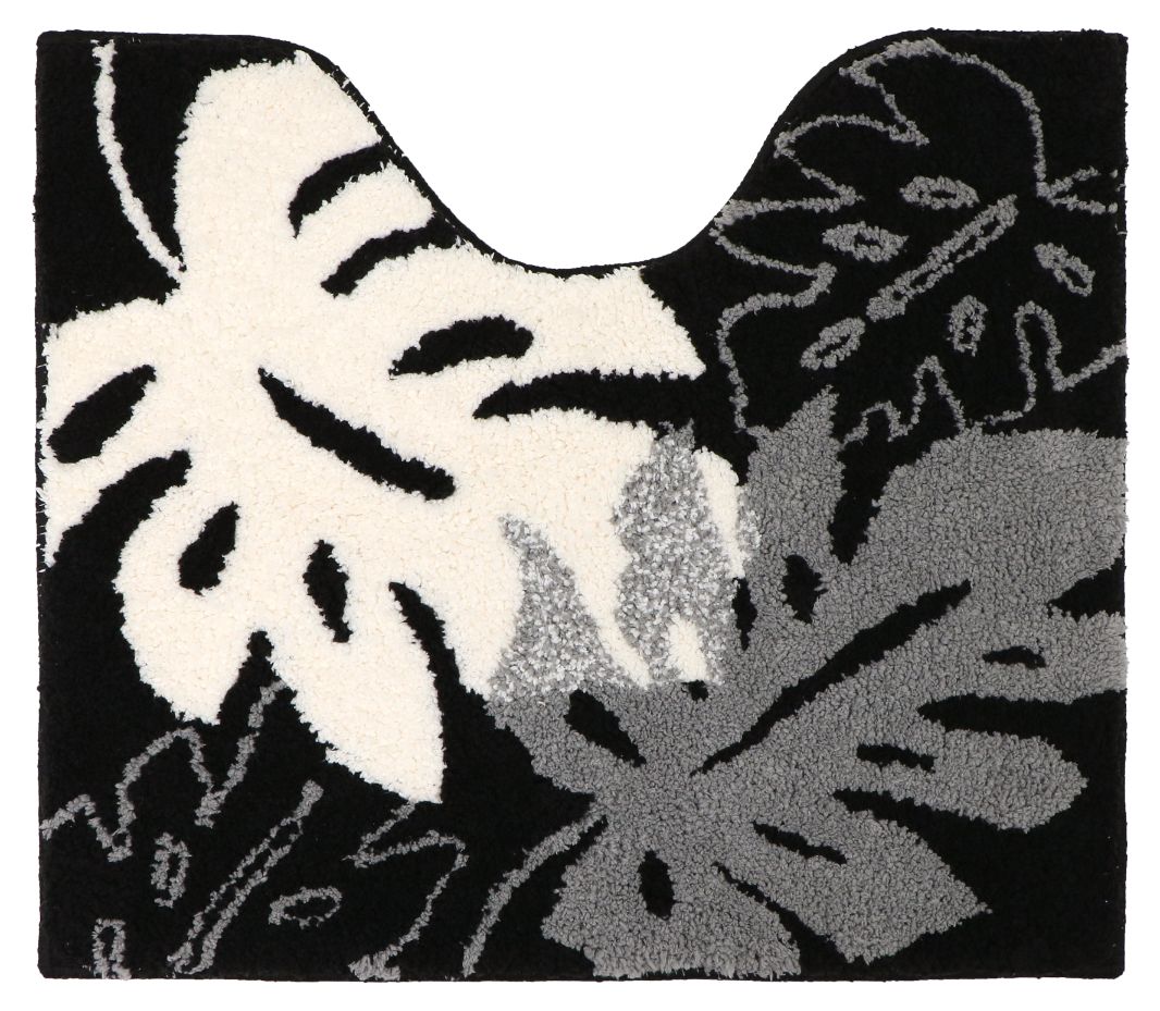 ヨコズナ モノ・ステラ トイレマット ブラック