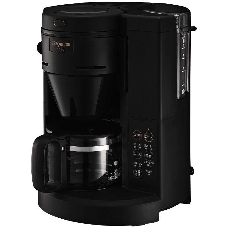 象印 コーヒーメーカー ブラック EC-SA40 BA 【ZOJIRUSHI 珈琲通 コーヒー メーカー 電動 全自動 簡単 操作 お手入れ】