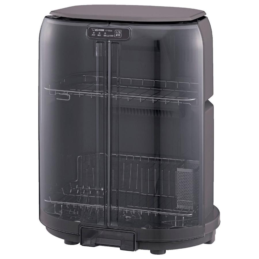 乐天商城 - 象印 食器乾燥機 5人分 グレー EY-GC50HA 【ZOJIRUSHI 食器 乾燥 乾かす 温風 ヒーター 時短 送風 節電 エコ】