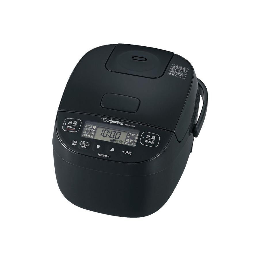 Rakuten - 象印 マイコン炊飯ジャー 3合炊き NL-BY05-BA ブラック 【zoujirushi 極め炊き 炊飯器 小容量 黒 コンパクト 象印魔法瓶 送料無料】