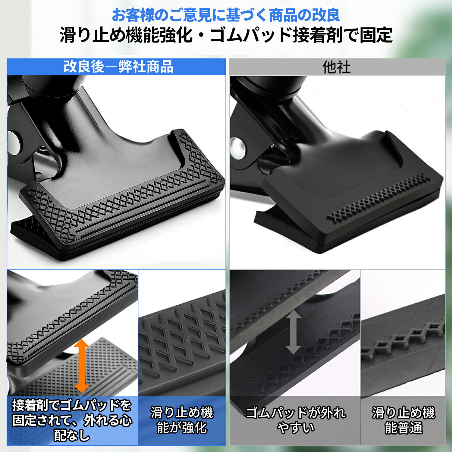 雲台 万能カメラクリップ 【2点セット】 強力VIVE/ストロボ/webカメラ/プロジェク...
