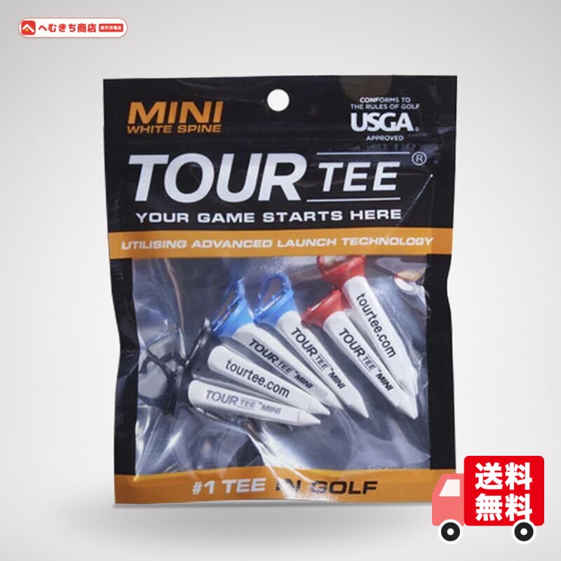TOUR TEE MINI WHITE SPINE ゴルフティー ミックス