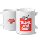 父の日 ゴルフマグカップ THANK YOU DAD![ゴルフ用品 グッズ ギフト プレゼント]