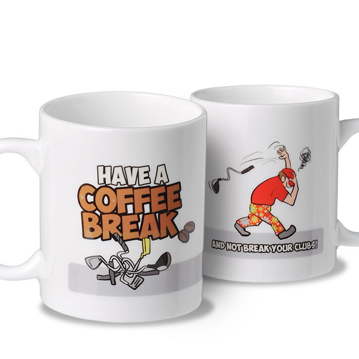 ゴルフマグカップ COFFEE BREAK[ゴルフ用品 グッズ ギフト プレゼント]