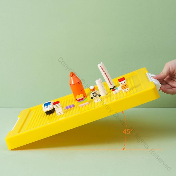 2タイプ×4色 収納ケース ブロック収納 ボックス ケースシリーズ 子ども キッズ収納 おしゃれ おもちゃ収納 仕切り付き キッズお片付け 知育家具 2段 小物収納 持ち運びやすい 収納ボックス フタ付 工具箱 小物入れ 取手付き 子供 男の子 女の子 見せる収納 便利な収納アイテ