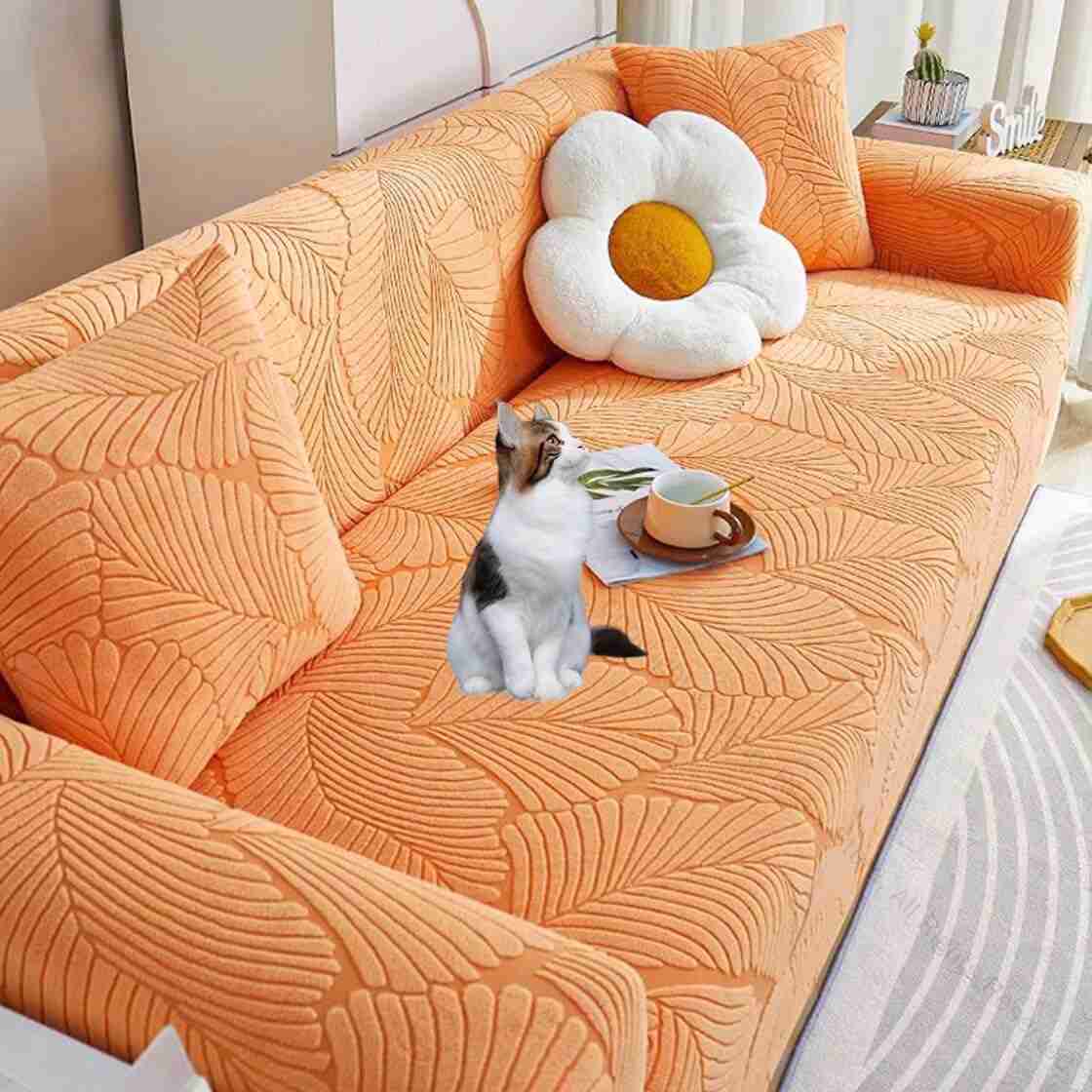 ソファーカバー ストレッチ 3人掛け 肘付き 肘なし兼用 一体型 伸縮素材で縦横弾力 フィットカバー 滑り止め付き ソファー保護カバー おしゃれで耐久性抜群