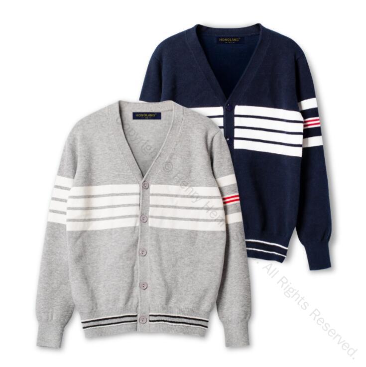 子供ニットカーディガン 男の子女の子ニットアウター ジュニアカーディガン 綿生地 重ね着 レイヤード ..