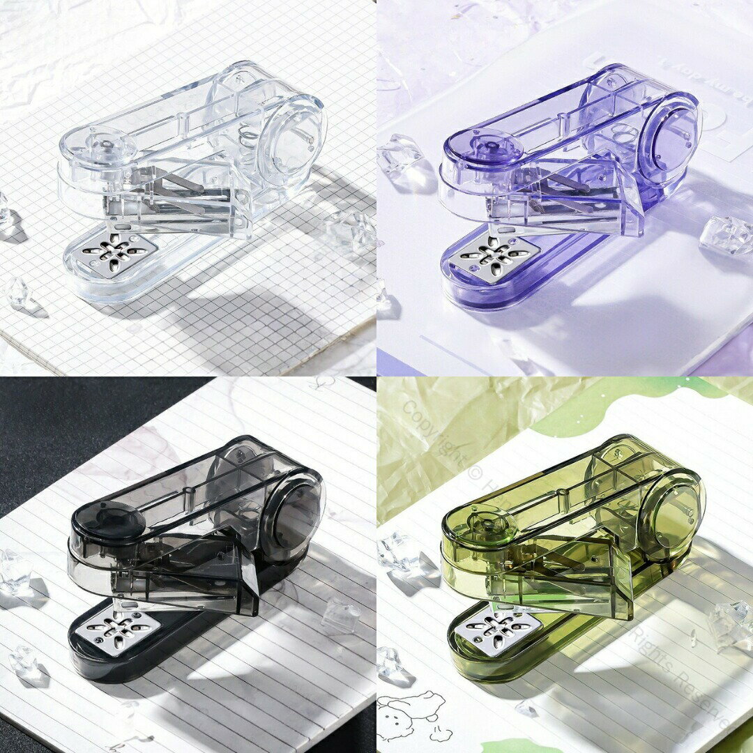 ホッチキス 回転式 360度 回転式ホッチ 家庭用 ステープラー オフィス 学生 文房具 日用品雑貨 中綴じ ..