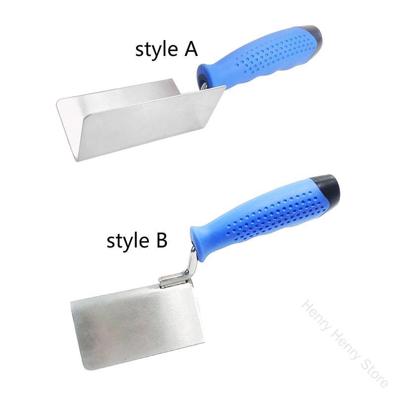 コーナーシェーピングコテ 壁コーナーカッター コンクリートレンガ積みコーナー仕上げ作業用 頑丈なス..