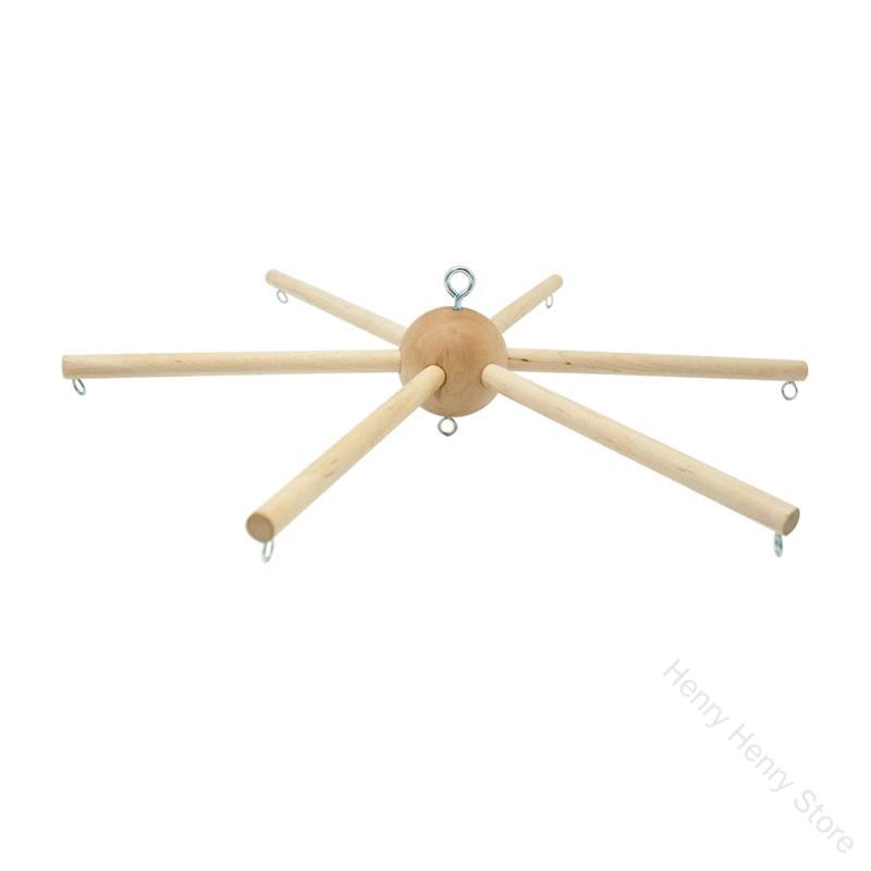 ベビー木製モバイルハンガーデバイス装飾ハンドメイドクラフトハンガーフレームクリエイティブペンダン..