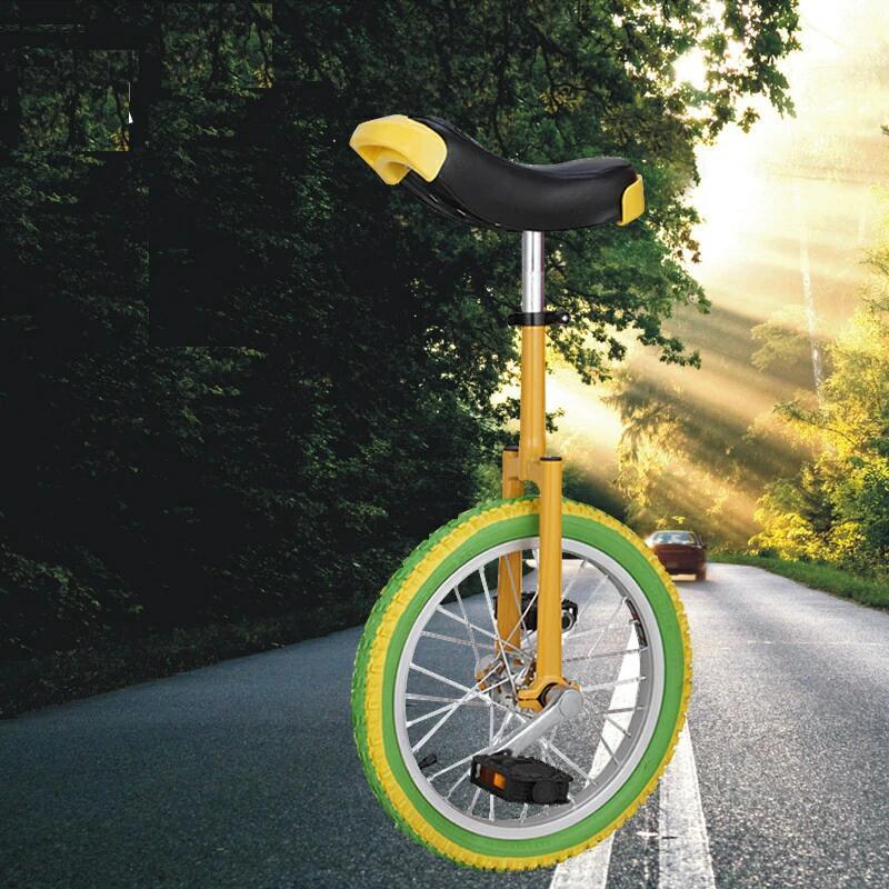 輪車 20インチ 高さ調節可能なスキッドプルーフマウンテンバランスのバランス運動用 一輪車 競争的な自..