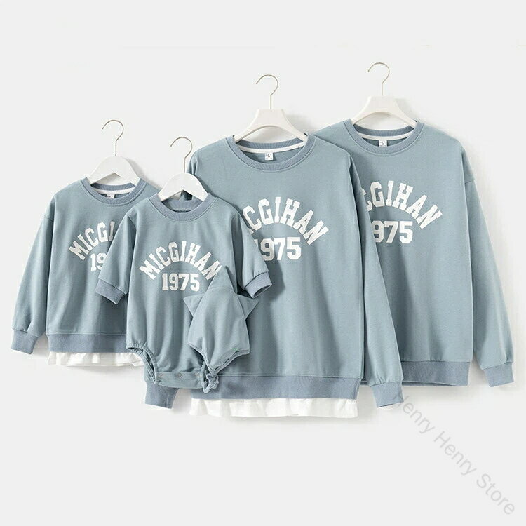 リンクコーデ 親子 セット 秋用 親子ペアルック 赤ちゃんロンパース 長袖トップス 親子コーデ トレーナ..