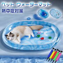 猫用 感覚ウォーターマット ペット 水プレイマット ペットベッド マット ペット ウォーターマット 猫 水入り ひんやり マット 水感覚マット ペットマット 水...