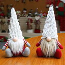 【2個セット】 北欧の妖精 トムテドワーフ人形 ドール ハンドメイド クリスマスペンダント サンタ人形 クリスマス雑貨 クリスマス用 置物人形 クリスマスツリー...