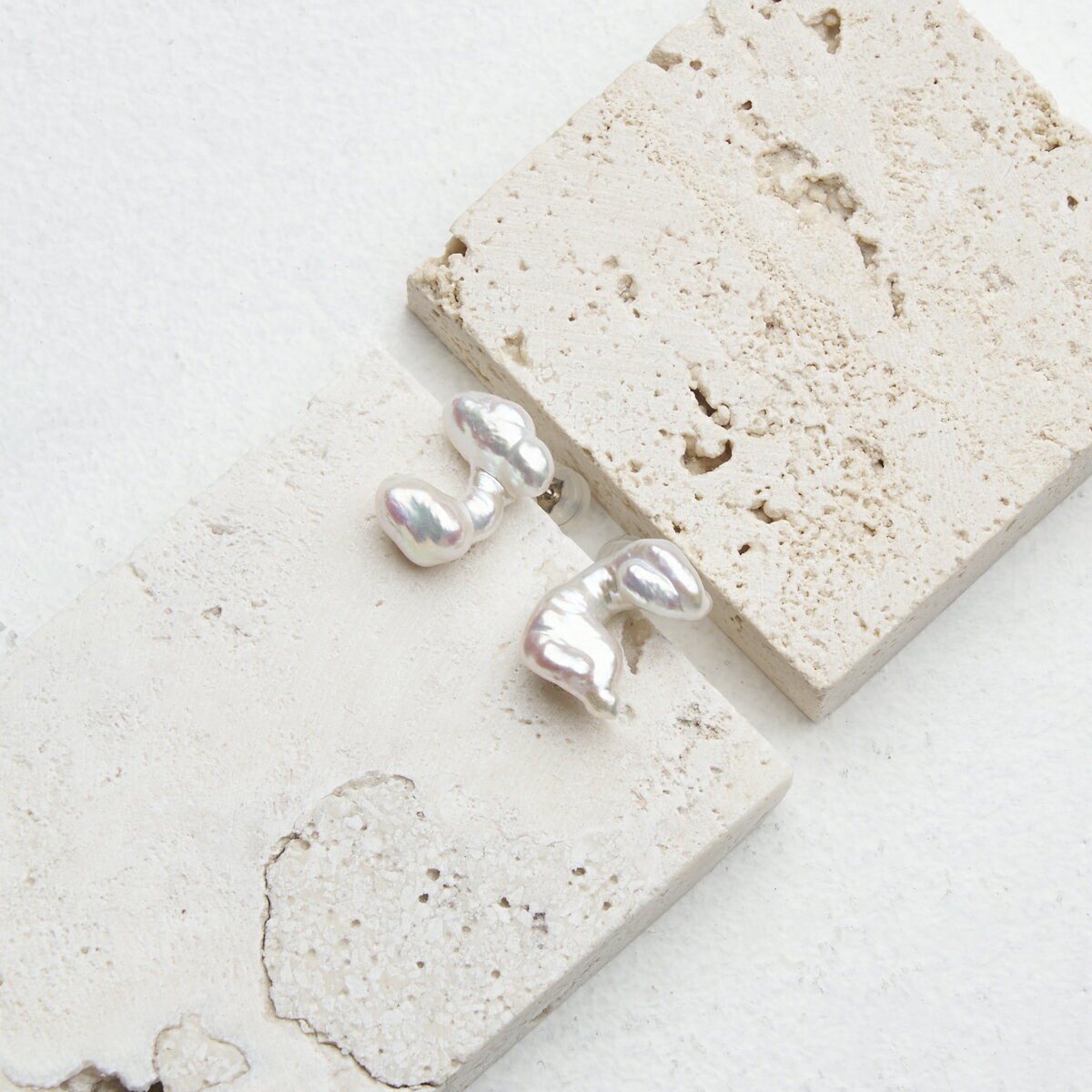 バロックパールイヤリングピアス淡水...