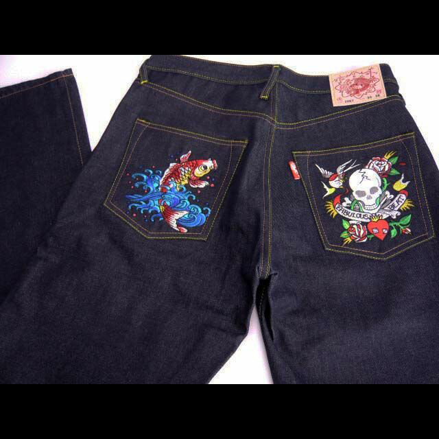 楽天市場】SKULL JEANS スカルジーンズ（素材（生地・毛糸）綿