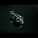 スカルのペンダントトップ☆スカル/シルバー925/(4)