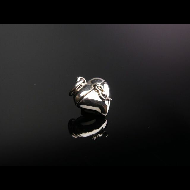 ハートのボックスペンダント☆ペンダントトップ/シルバー925/