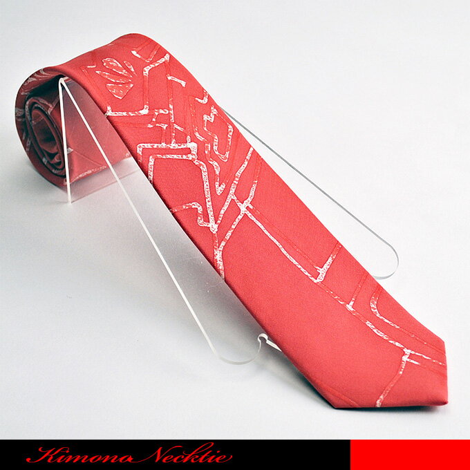 樂天商城 - 抽象的な幾何学模様の入ったろうけつ染めのネクタイです。☆着物ネクタイ/和柄ネクタイ/和ネクタイ/絞りネクタイ/日本土産/