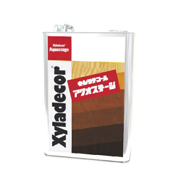 キシラデコール アクオステージ 412 ジェットブラック [3.5kg] XyLadecor 水性 屋外木部用 木材保護塗料