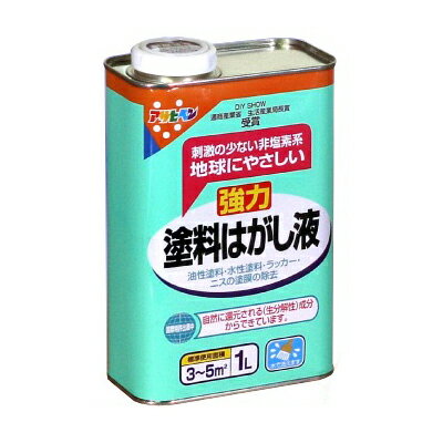 アサヒペン 塗料はがし液 1L 塗膜 はくり 塗料 ペンキ 油性 ラッカー ニス