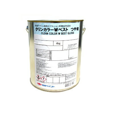 ニッペ クリンカラーWベスト つや有り CB9 グレー [4kg] 日本ペイント