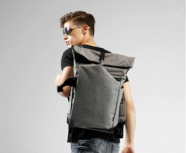 ロールトップ リュック メンズ 大容量 リュックサック メンズ cai カジュアル 旅行 リュック ビジネス 通勤 リュック スポーツ ノートPC リュック ラケット収納 撥水加工 リュック バックパック バッグ 大きめ 全3色 P-5196