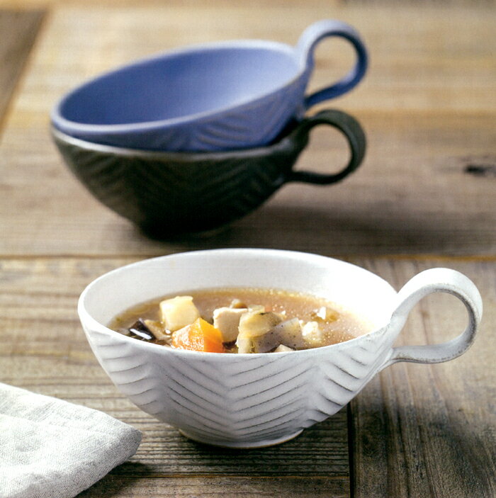 ヘリンボーンスープカップ