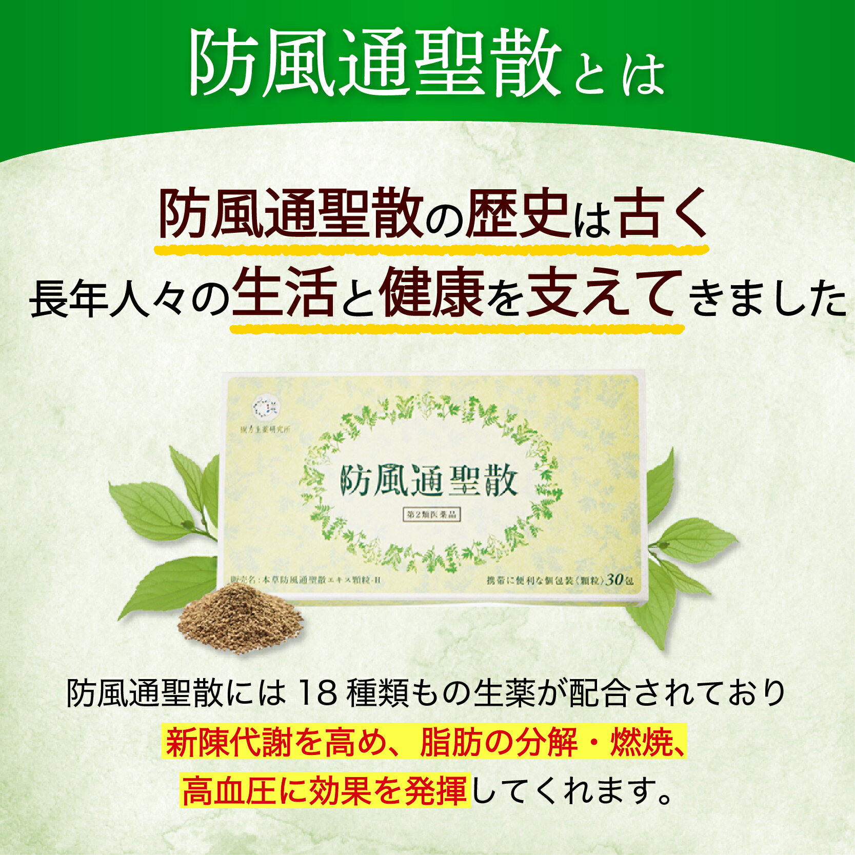 漢生爽楽防風通聖散漢方医薬品生薬ボディケア脂肪燃焼ダイエット減量気になるおなか周りの皮下脂肪にお腹皮下脂肪代謝を高める便秘解消むくみニキビ腸内環境改善吹き出物2/3処方副作用なし