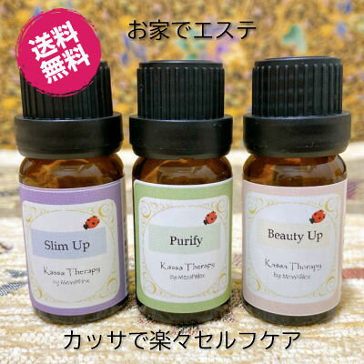 美容オイル かっさセラピー かっさ用 マッサージオイル 10mL 美肌 美ボディ 美シルエット オーガニック 植物オイル100% ケミカルフリー 自然原料 お肌に優しい 白くならない カッサ カッサオイル