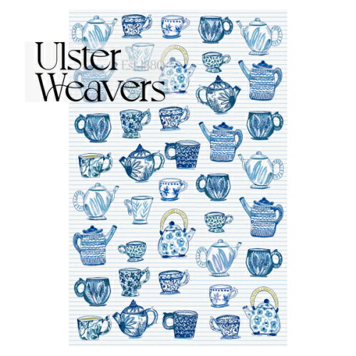 ULSTER WEAVERS アルスターウィーバーズ ティータオル コットン Tea Cups ティーカップ キッチンクロス 布巾 水切り タペストリー 壁装飾 ギフト プレゼント 贈り物 母の日 引越し ご挨拶 年末年始 お年賀 正規品 022TCP