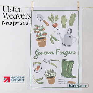 ULSTER WEAVERS アルスターウィーバーズ ティータオル コットン Green Fingers グリーン・フィンガーズ 優秀な園芸家 キッチンクロス 布巾 水切り タペストリー 壁装飾 ギフト プレゼント 贈り物 母の日 引越し ご挨拶 年末年始 お年賀 正規品 022GNFR
