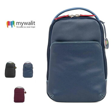 【楽天No.1のmywalit品揃え+ポイント5倍】 mywalit Office カーフ レザー クロスボディバッグ バックパック リュックサック MY1812 マイウォリット マイウォレット レディース メンズ 送料無料 ギフト プレゼント