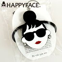 HAPPY FACE スワロ付き EMMA 大 ヘアフック サングラス LADY ヘアアクセサリー アクリル スワロフスキー レディース ギフト プレゼント ス...