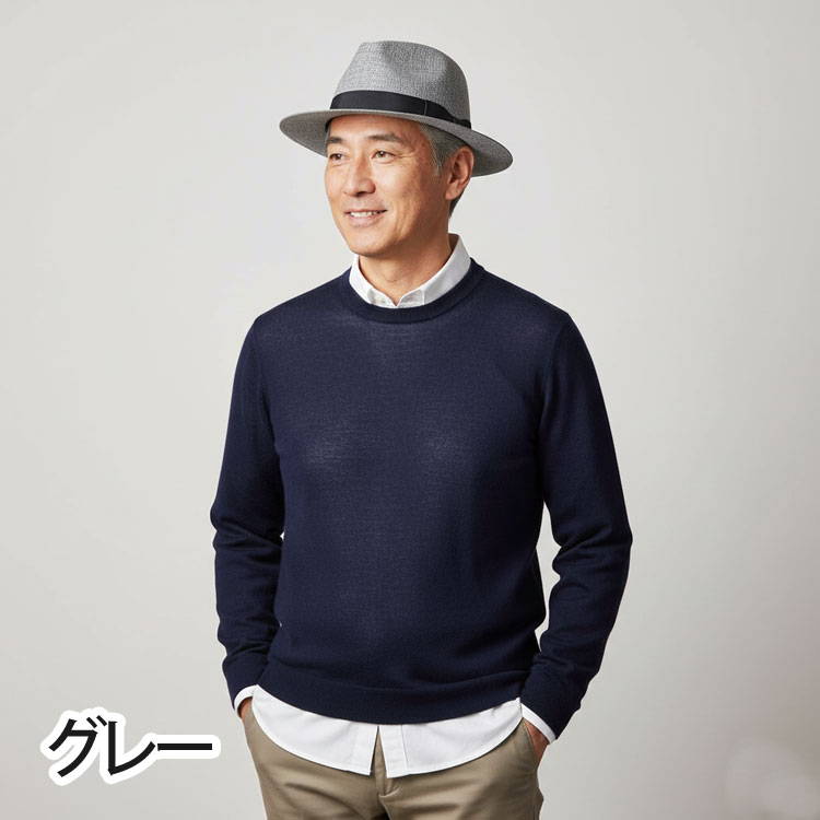 全2色 中折れ ハット 帽子 レディース メン...の紹介画像3