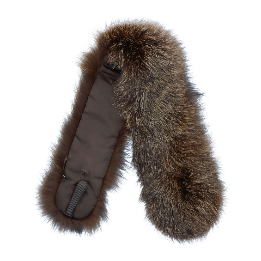 blue frost fox muffler／自然色／GAKE 日本製❣️まこと様確認用2