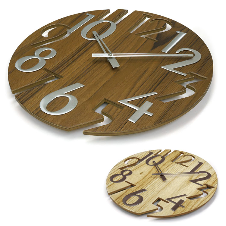 George Nelson Wall Clock ウォールクロック 掛け時計 インテリア 時計 木製 壁掛け時計 おしゃれ シンプル モダン アメリカ レディース メンズ ギフト プレゼント 送料無料 チーク プラタナス herbette-10136129 エルベート ブルーレーベル サンプル画像2